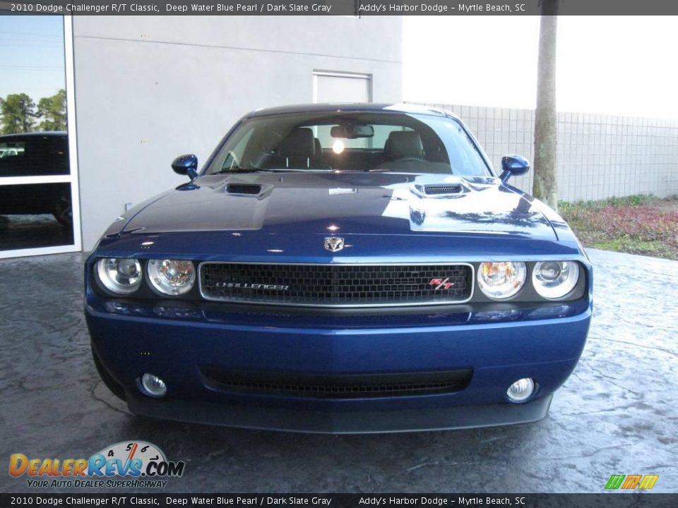 2010 Dodge Challenger R/T Classic Deep Water Blue Pearl / Dark Slate Gray Photo #3