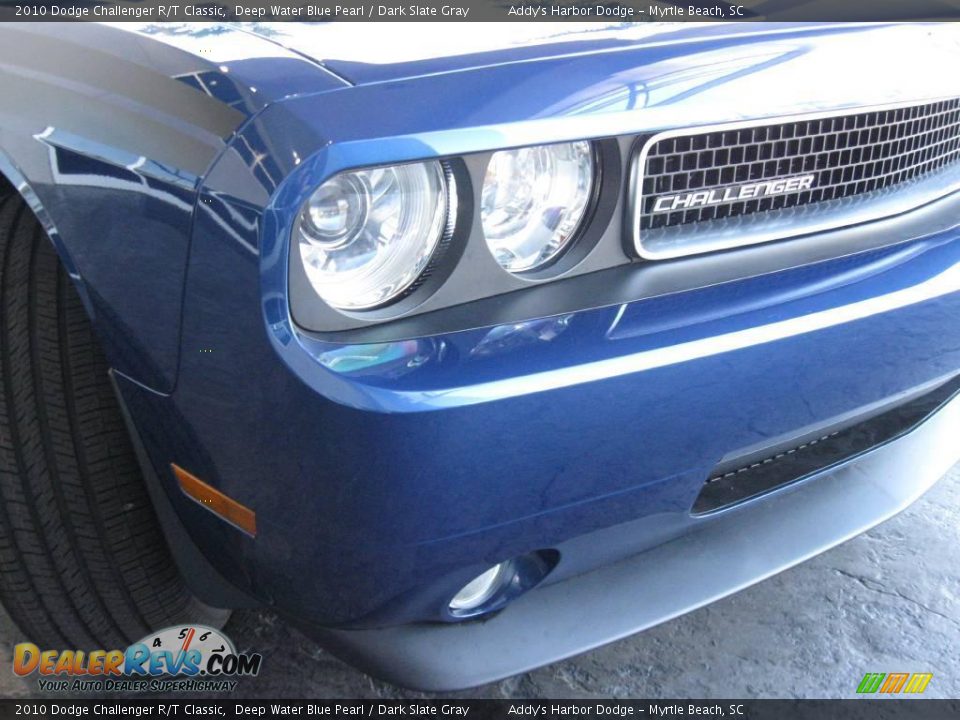 2010 Dodge Challenger R/T Classic Deep Water Blue Pearl / Dark Slate Gray Photo #5