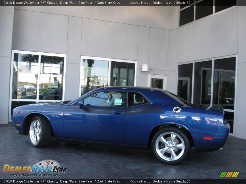 2010 Dodge Challenger R/T Classic Deep Water Blue Pearl / Dark Slate Gray Photo #6