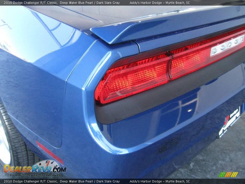2010 Dodge Challenger R/T Classic Deep Water Blue Pearl / Dark Slate Gray Photo #8