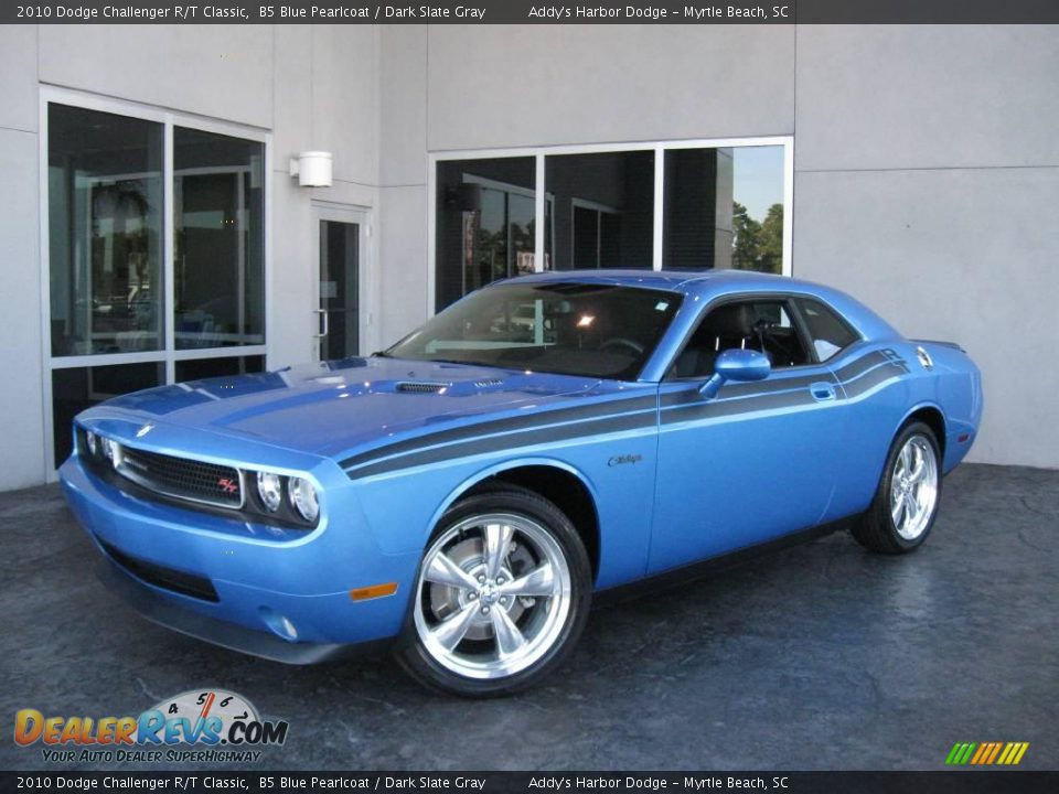2010 Dodge Challenger R/T Classic B5 Blue Pearlcoat / Dark Slate Gray Photo #2