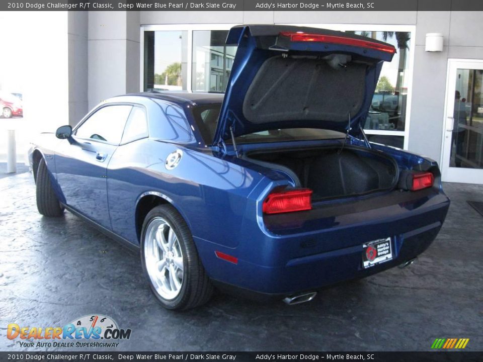 2010 Dodge Challenger R/T Classic Deep Water Blue Pearl / Dark Slate Gray Photo #10