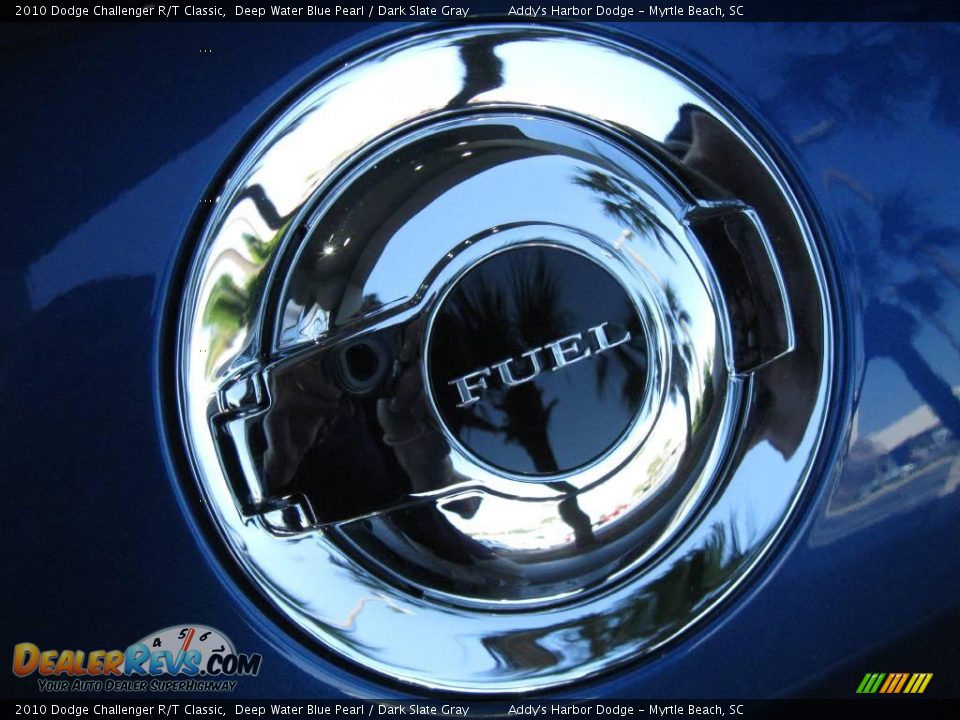 2010 Dodge Challenger R/T Classic Deep Water Blue Pearl / Dark Slate Gray Photo #11