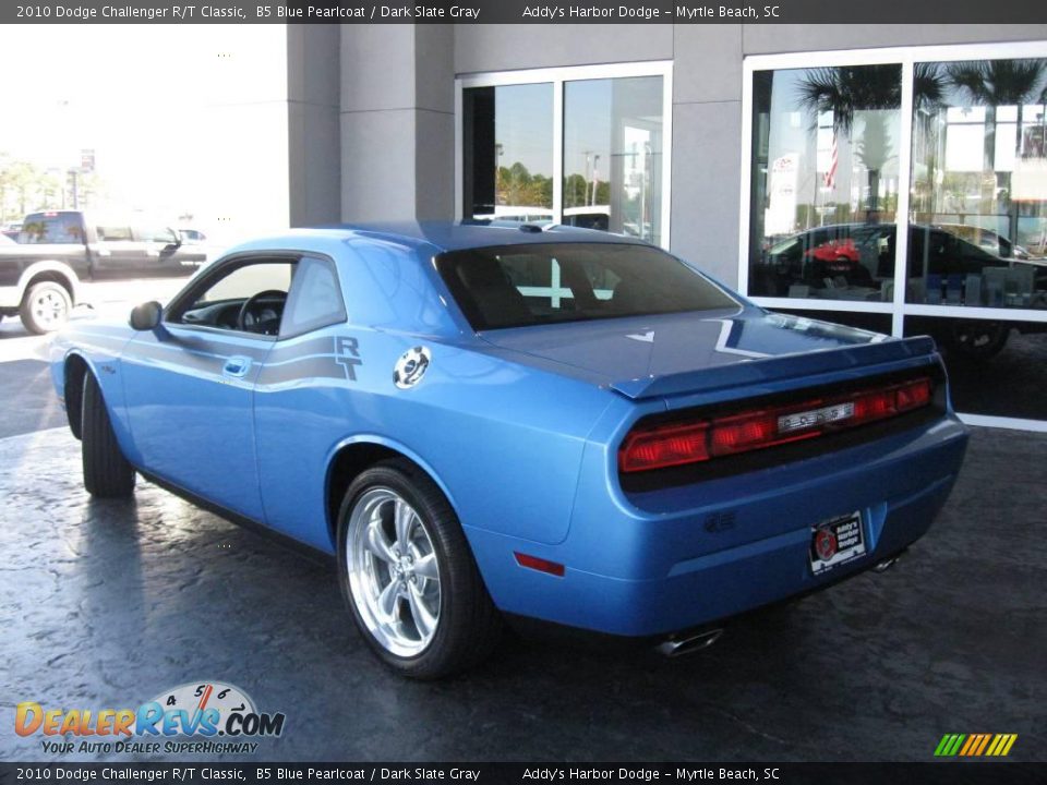 2010 Dodge Challenger R/T Classic B5 Blue Pearlcoat / Dark Slate Gray Photo #7