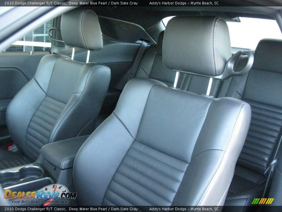 2010 Dodge Challenger R/T Classic Deep Water Blue Pearl / Dark Slate Gray Photo #15