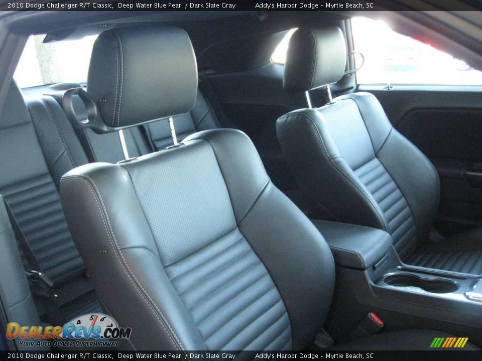 2010 Dodge Challenger R/T Classic Deep Water Blue Pearl / Dark Slate Gray Photo #20