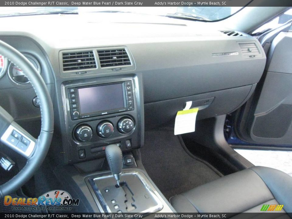 2010 Dodge Challenger R/T Classic Deep Water Blue Pearl / Dark Slate Gray Photo #24