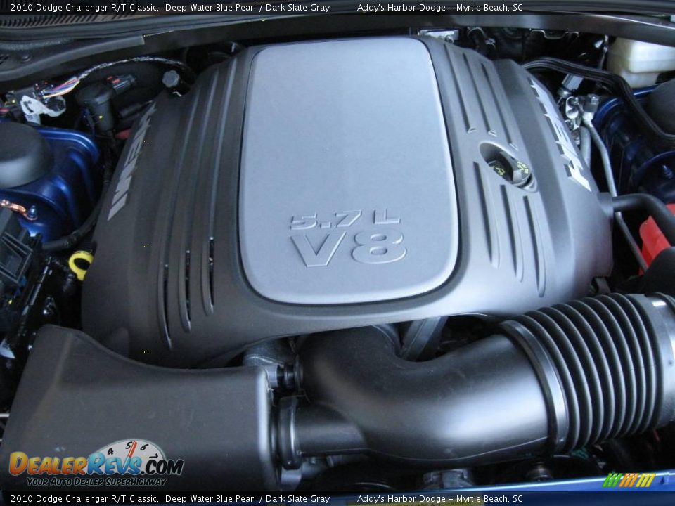 2010 Dodge Challenger R/T Classic Deep Water Blue Pearl / Dark Slate Gray Photo #29