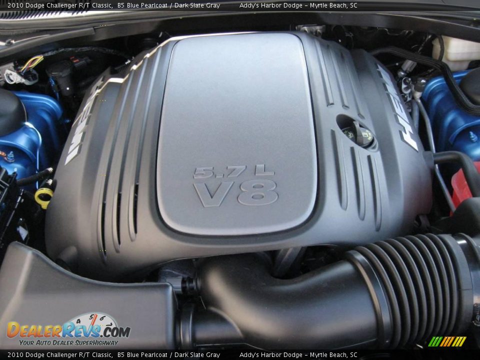2010 Dodge Challenger R/T Classic B5 Blue Pearlcoat / Dark Slate Gray Photo #25