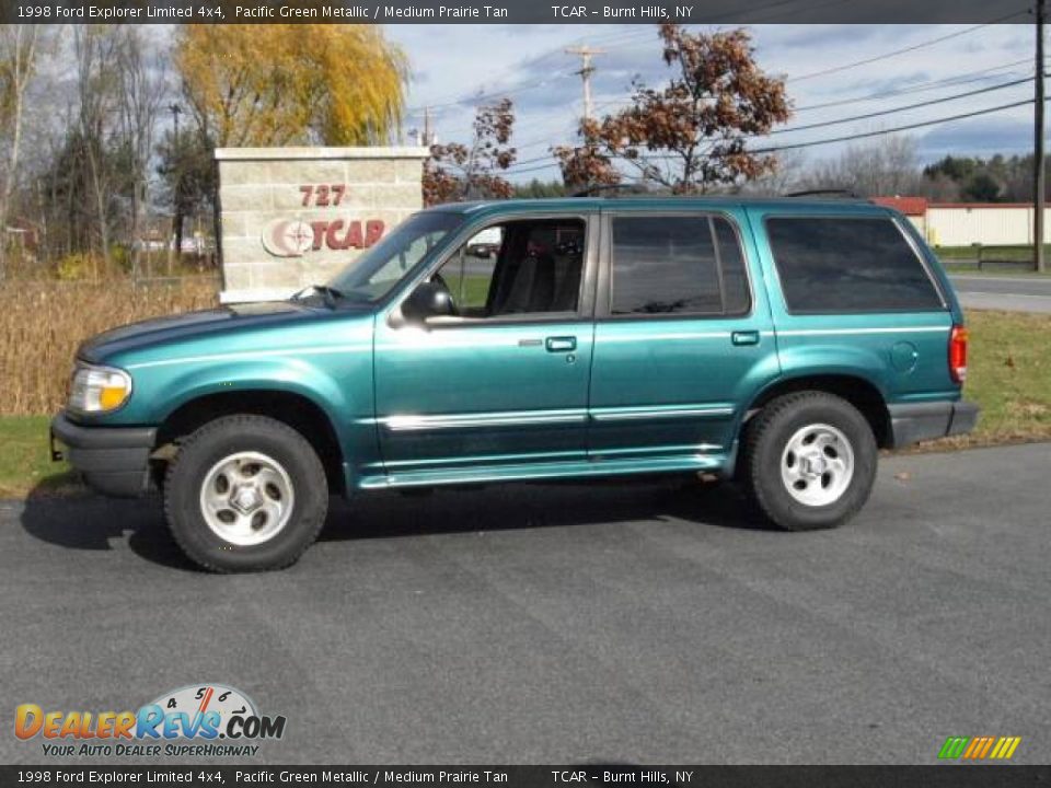 1998 Ford Explorer Limited 4x4 Pacific Green Metallic / Medium Prairie Tan Photo #1