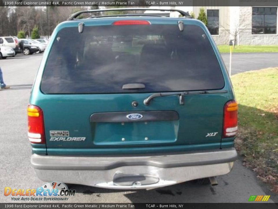 1998 Ford Explorer Limited 4x4 Pacific Green Metallic / Medium Prairie Tan Photo #5