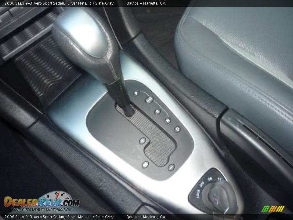 2006 Saab 9-3 Aero Sport Sedan Silver Metallic / Slate Gray Photo #17