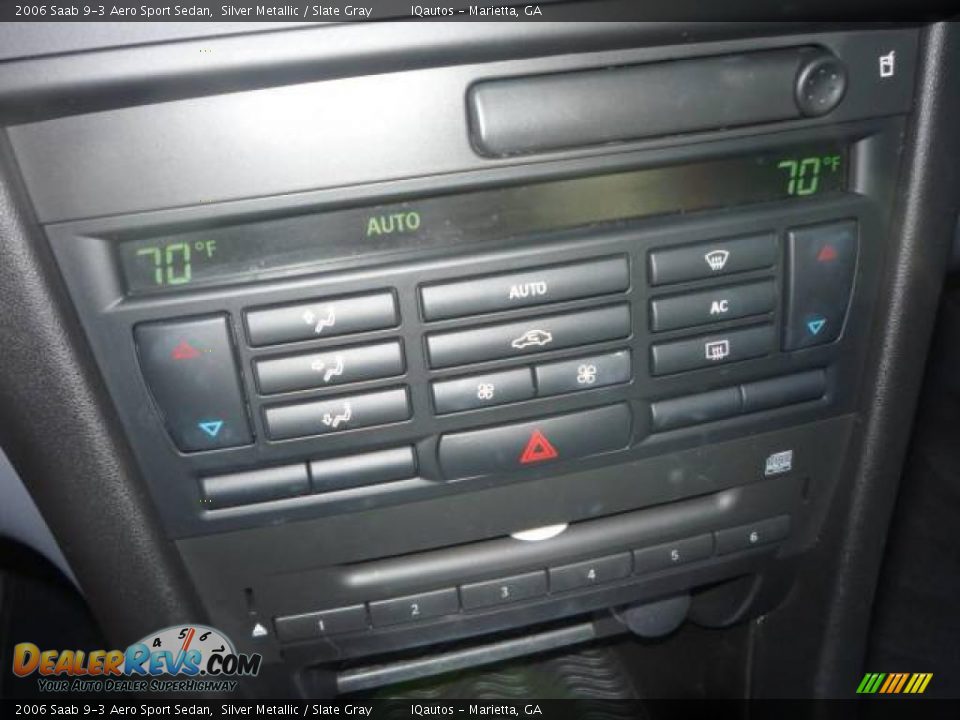 2006 Saab 9-3 Aero Sport Sedan Silver Metallic / Slate Gray Photo #20