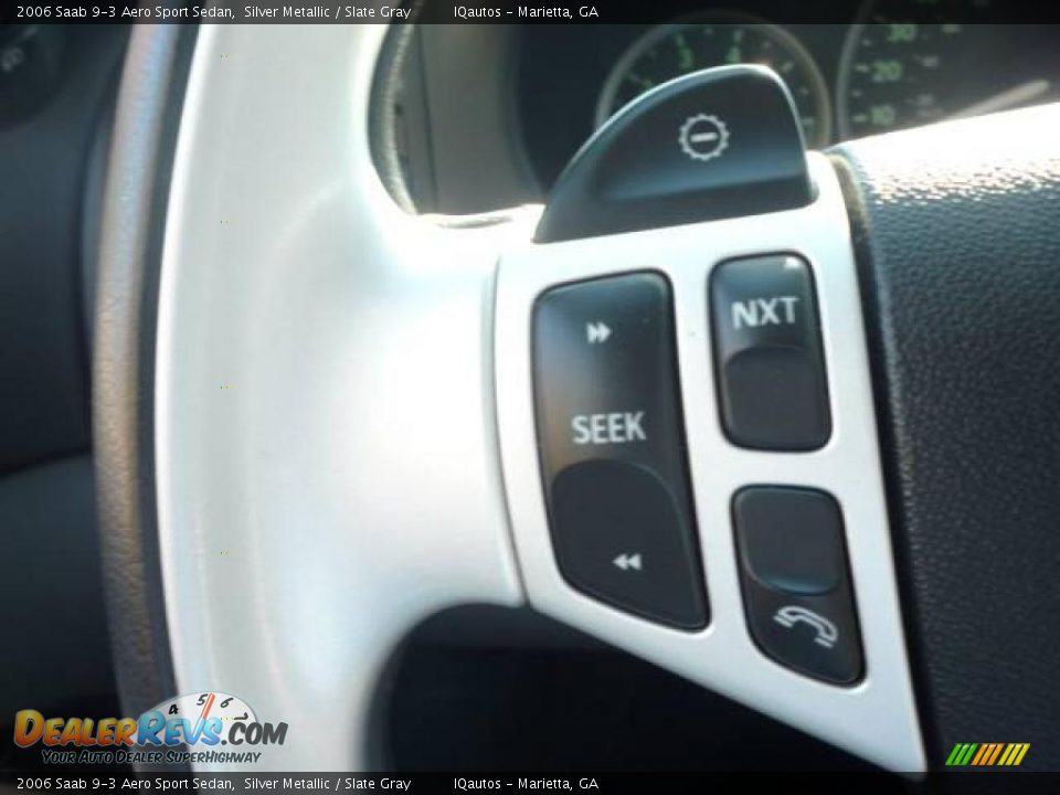 2006 Saab 9-3 Aero Sport Sedan Silver Metallic / Slate Gray Photo #21