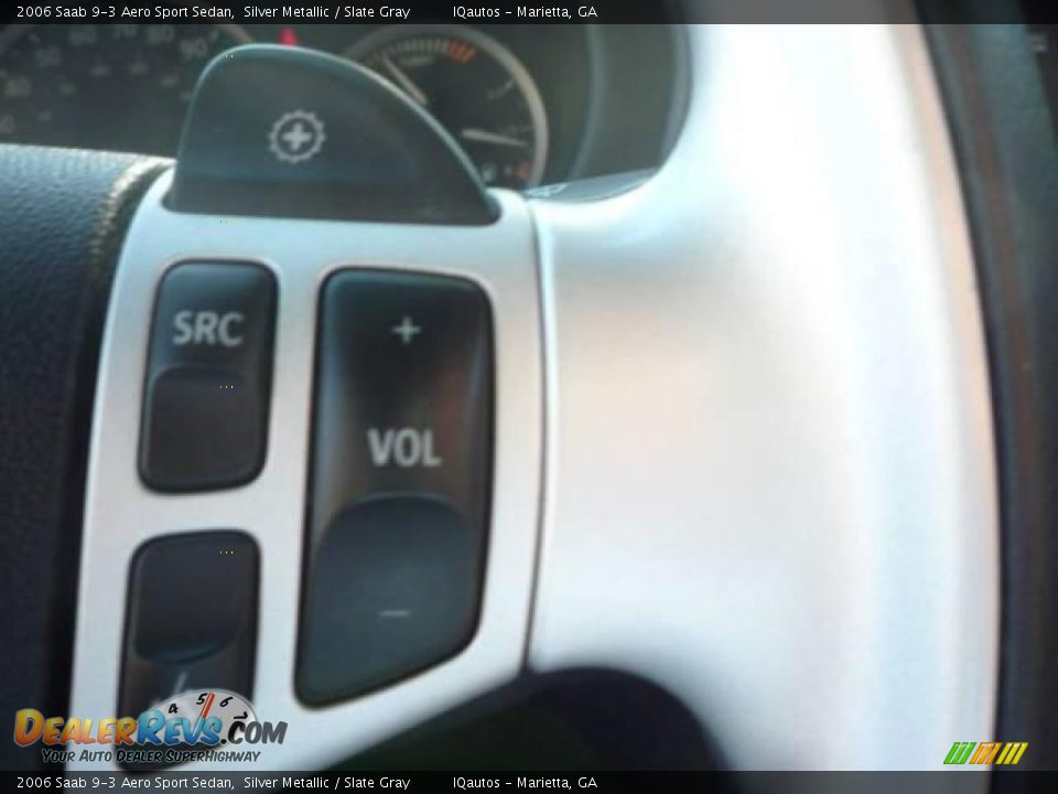 2006 Saab 9-3 Aero Sport Sedan Silver Metallic / Slate Gray Photo #22