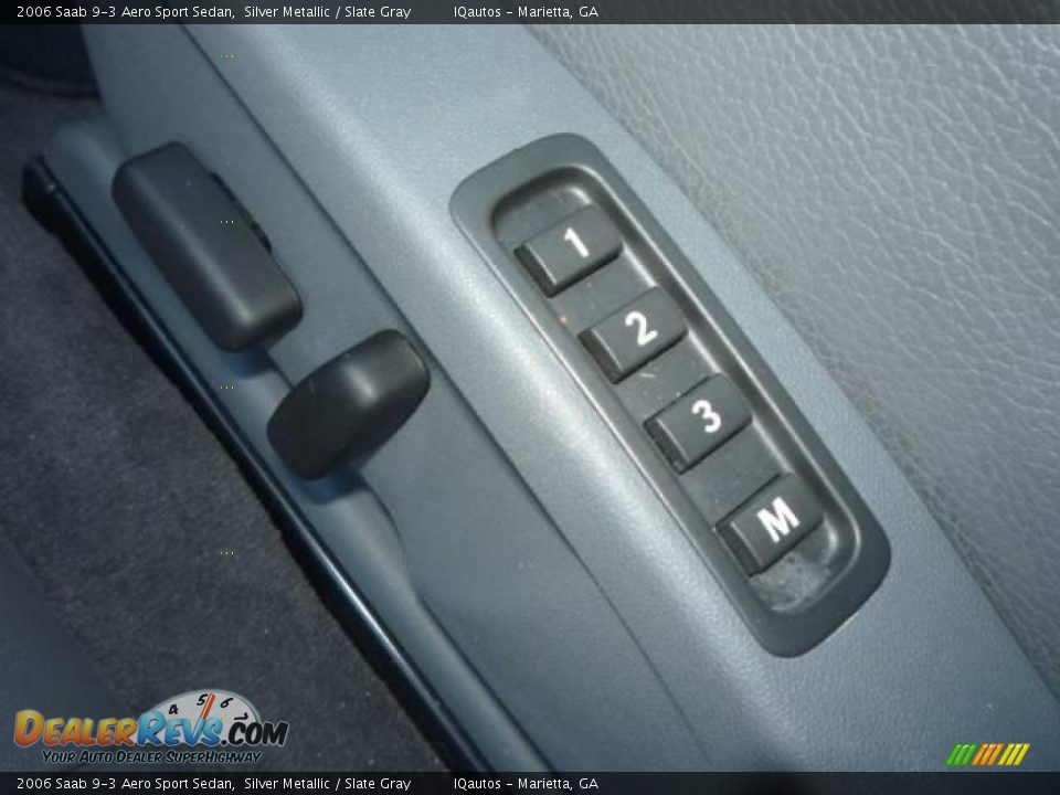 2006 Saab 9-3 Aero Sport Sedan Silver Metallic / Slate Gray Photo #23