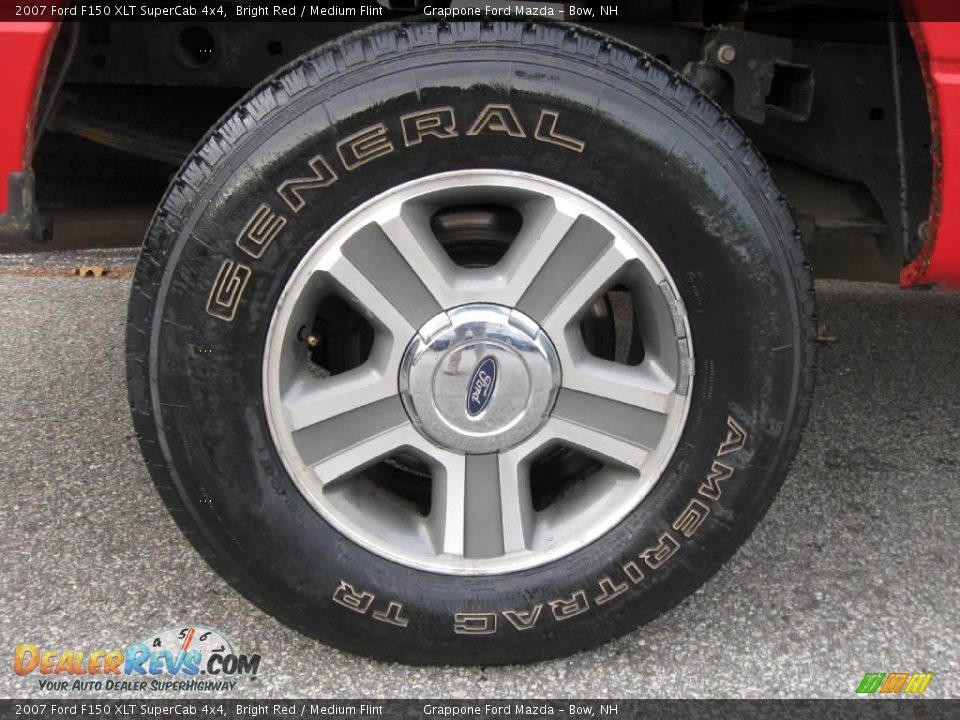 2007 Ford F150 XLT SuperCab 4x4 Bright Red / Medium Flint Photo #4