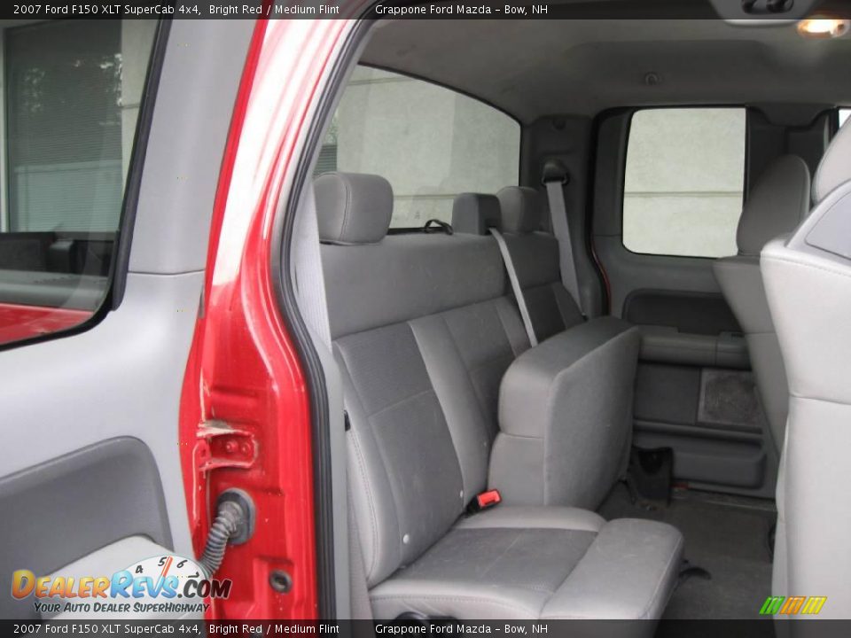 2007 Ford F150 XLT SuperCab 4x4 Bright Red / Medium Flint Photo #5