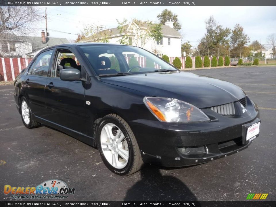 2004 Mitsubishi Lancer RALLIART Labrador Black Pearl / Black Photo #2
