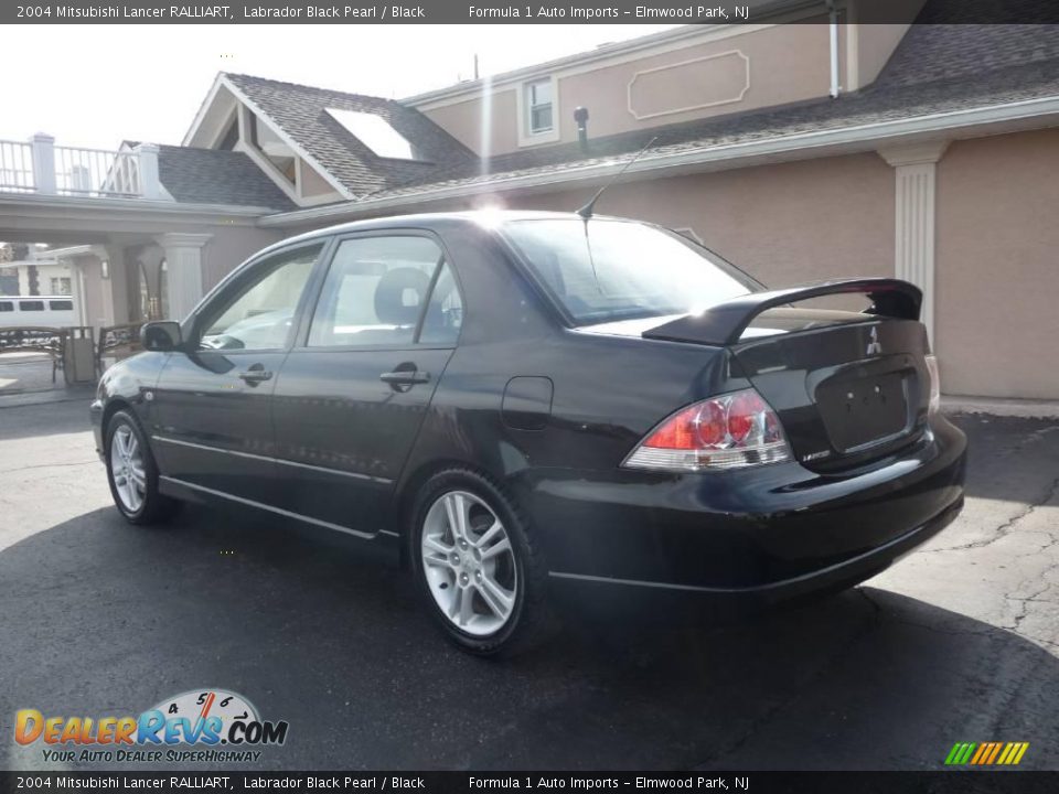 2004 Mitsubishi Lancer RALLIART Labrador Black Pearl / Black Photo #4