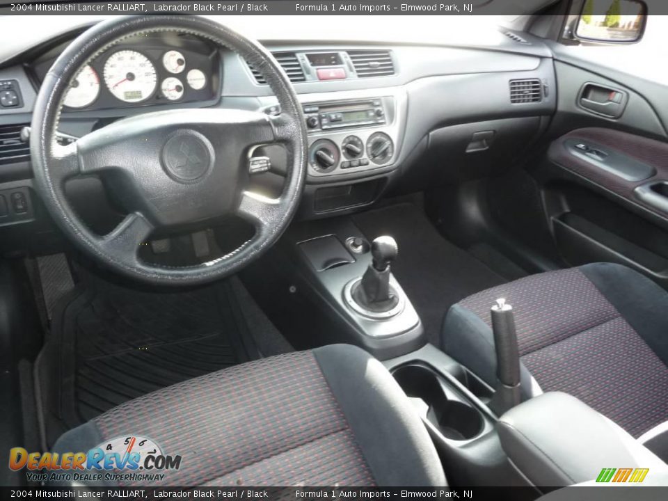 2004 Mitsubishi Lancer RALLIART Labrador Black Pearl / Black Photo #5