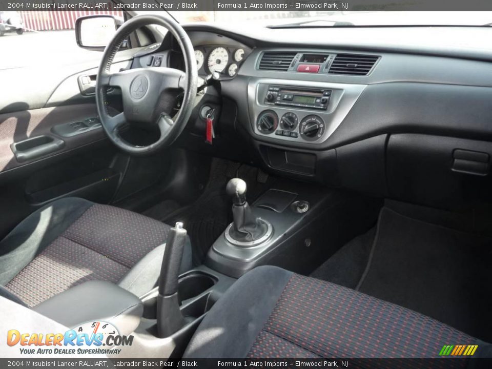 2004 Mitsubishi Lancer RALLIART Labrador Black Pearl / Black Photo #6