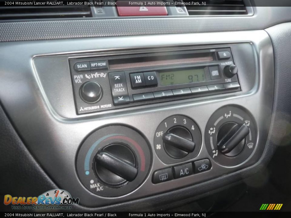 2004 Mitsubishi Lancer RALLIART Labrador Black Pearl / Black Photo #9