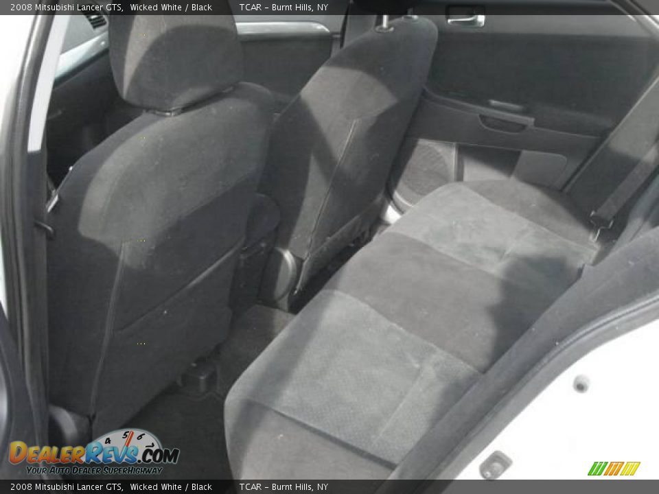 2008 Mitsubishi Lancer GTS Wicked White / Black Photo #9