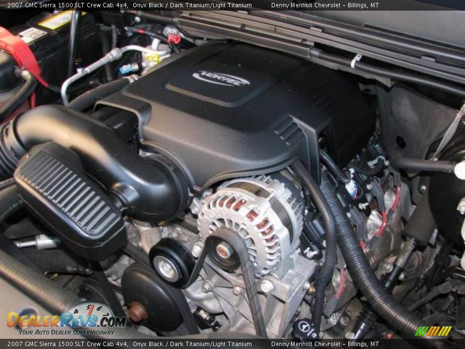 2007 GMC Sierra 1500 SLT Crew Cab 4x4 Onyx Black / Dark Titanium/Light Titanium Photo #21