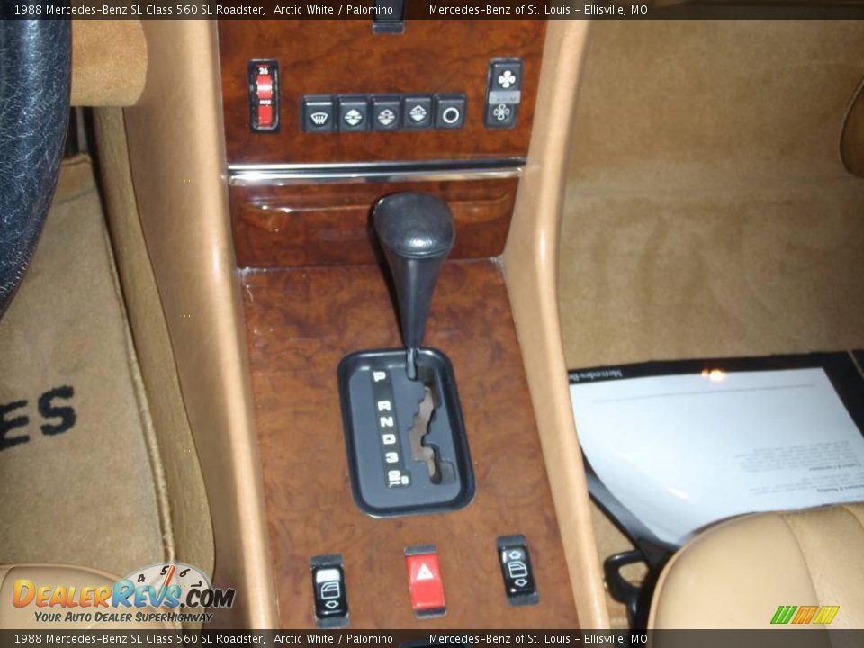 1988 Mercedes-Benz SL Class 560 SL Roadster Arctic White / Palomino Photo #12