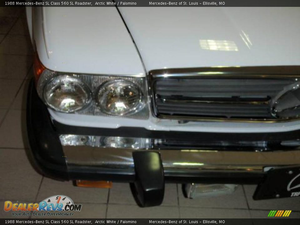 1988 Mercedes-Benz SL Class 560 SL Roadster Arctic White / Palomino Photo #16