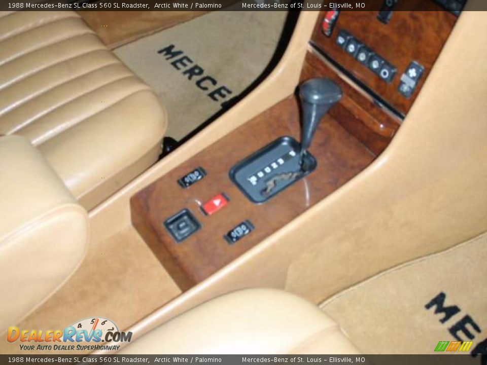 1988 Mercedes-Benz SL Class 560 SL Roadster Arctic White / Palomino Photo #25