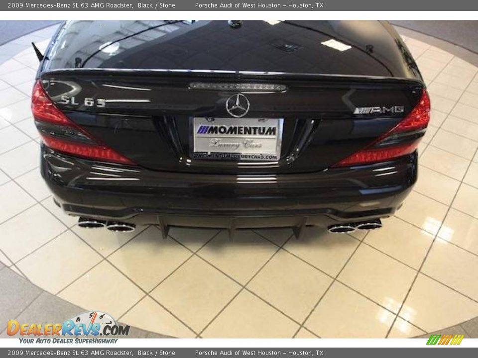 2009 Mercedes-Benz SL 63 AMG Roadster Black / Stone Photo #13