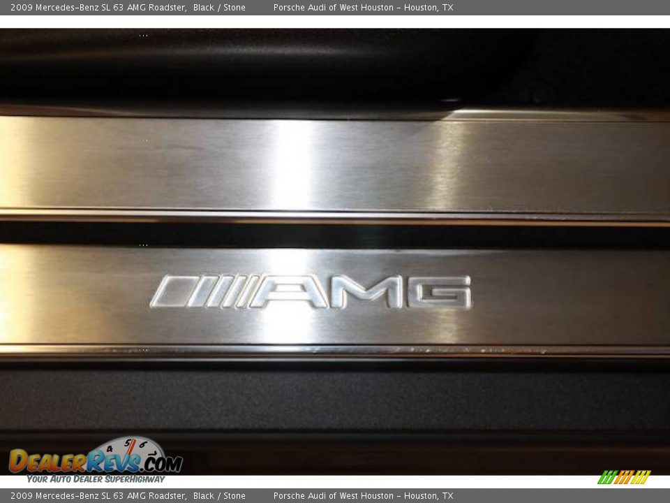 2009 Mercedes-Benz SL 63 AMG Roadster Black / Stone Photo #21