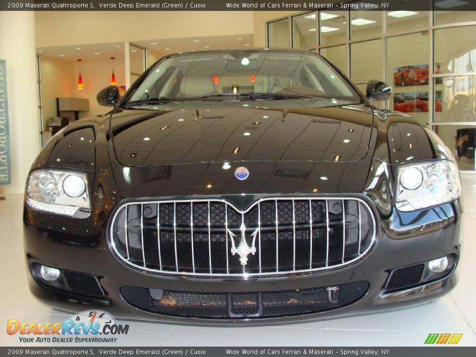 2009 Maserati Quattroporte S Verde Deep Emerald (Green) / Cuoio Photo #2