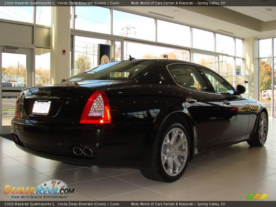 2009 Maserati Quattroporte S Verde Deep Emerald (Green) / Cuoio Photo #5