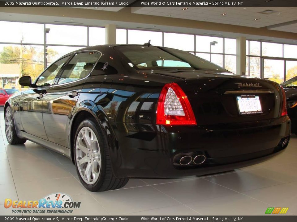 2009 Maserati Quattroporte S Verde Deep Emerald (Green) / Cuoio Photo #7