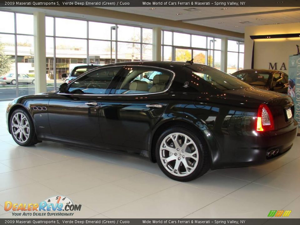 2009 Maserati Quattroporte S Verde Deep Emerald (Green) / Cuoio Photo #8