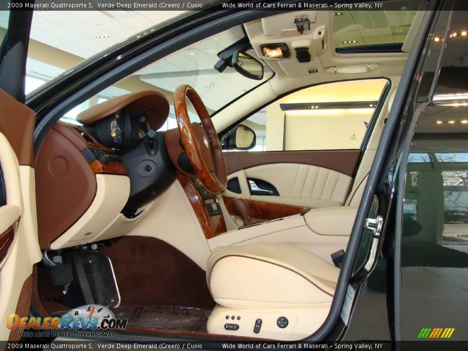 2009 Maserati Quattroporte S Verde Deep Emerald (Green) / Cuoio Photo #10