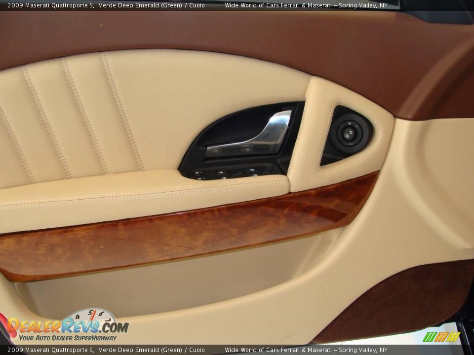 2009 Maserati Quattroporte S Verde Deep Emerald (Green) / Cuoio Photo #11