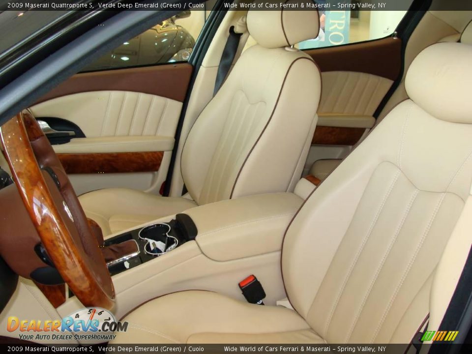 2009 Maserati Quattroporte S Verde Deep Emerald (Green) / Cuoio Photo #12