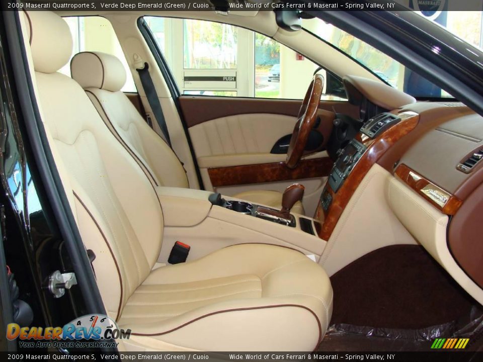 2009 Maserati Quattroporte S Verde Deep Emerald (Green) / Cuoio Photo #13