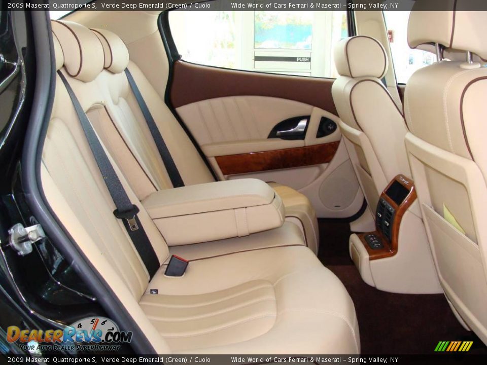 2009 Maserati Quattroporte S Verde Deep Emerald (Green) / Cuoio Photo #14