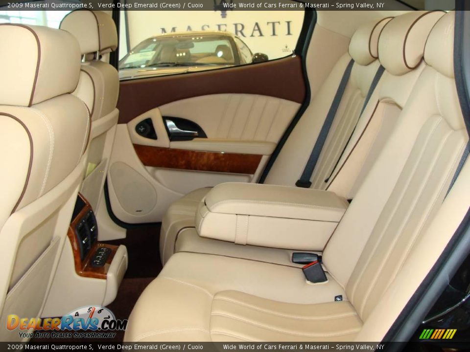 2009 Maserati Quattroporte S Verde Deep Emerald (Green) / Cuoio Photo #15