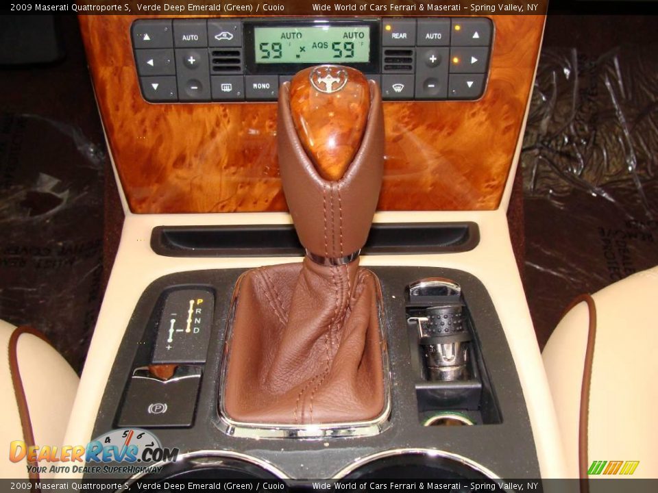 2009 Maserati Quattroporte S Verde Deep Emerald (Green) / Cuoio Photo #18