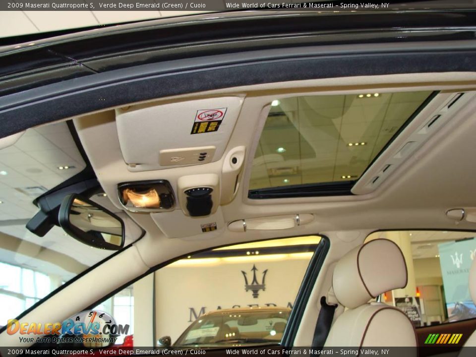 2009 Maserati Quattroporte S Verde Deep Emerald (Green) / Cuoio Photo #20