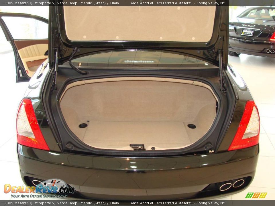 2009 Maserati Quattroporte S Verde Deep Emerald (Green) / Cuoio Photo #22