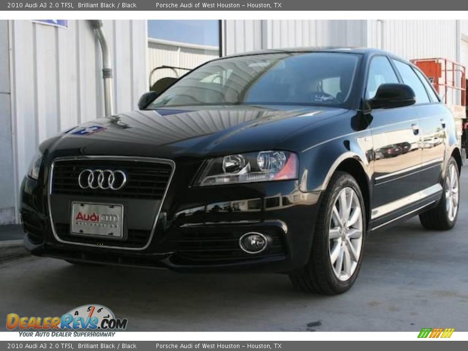 2010 Audi A3 2.0 TFSI Brilliant Black / Black Photo #1