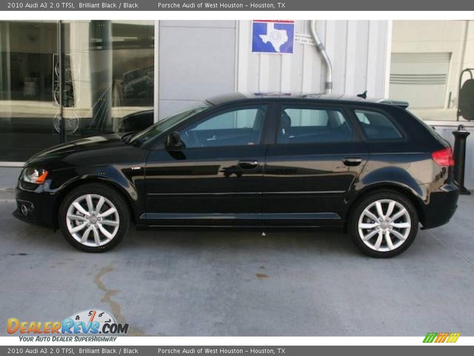 2010 Audi A3 2.0 TFSI Brilliant Black / Black Photo #2