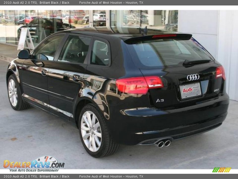 2010 Audi A3 2.0 TFSI Brilliant Black / Black Photo #3